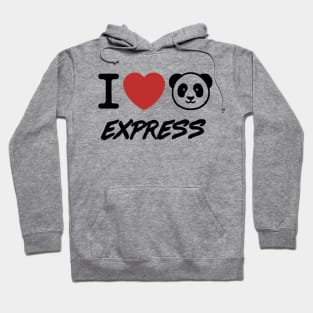 Wei Chen's I heart Panda Express (American born Chinese) Hoodie